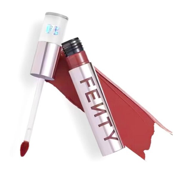 Fenty Beauty Icon Velvet Liquid Lipstick Soft Pink Nude - Picture 1 of 2